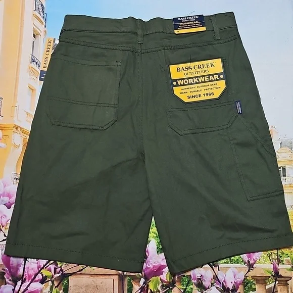 Bass Creek Outfitters Green Shorts Size 34 NWT - Picture 4 of 4